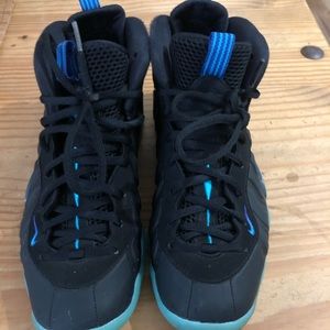 Nike foamposite shoes, clean and lots of life left